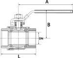 Riegler Stecknippel-Rohr DN 9, Messing 2.0401, Rohr-Außen-Ø 14 mm, L=300 mm, SW15, PN max. 15 bar, Mediums-/Umgebungstemp. -20°C bis 160°C<br>Komp