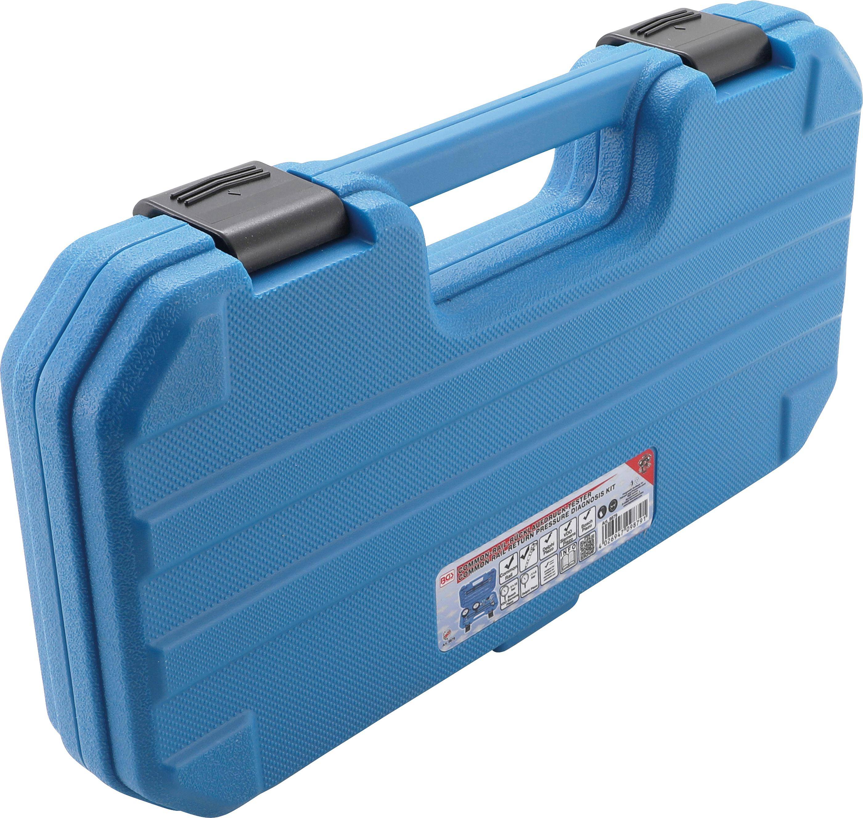 BGS technic Common-Rail-Rücklaufdruck-Tester | für Piezo Common-Rail