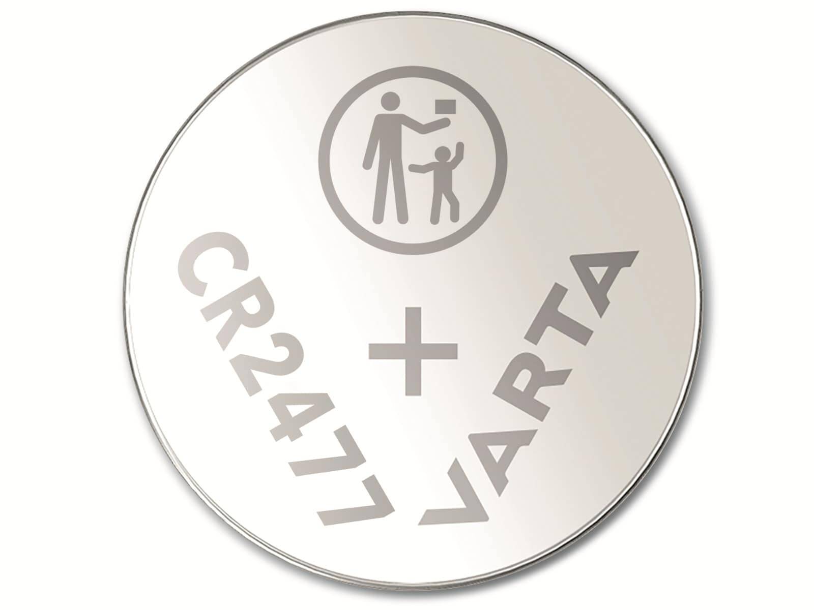 VARTA Knopfzelle Lithium, CR2477, 3V 1 Stück