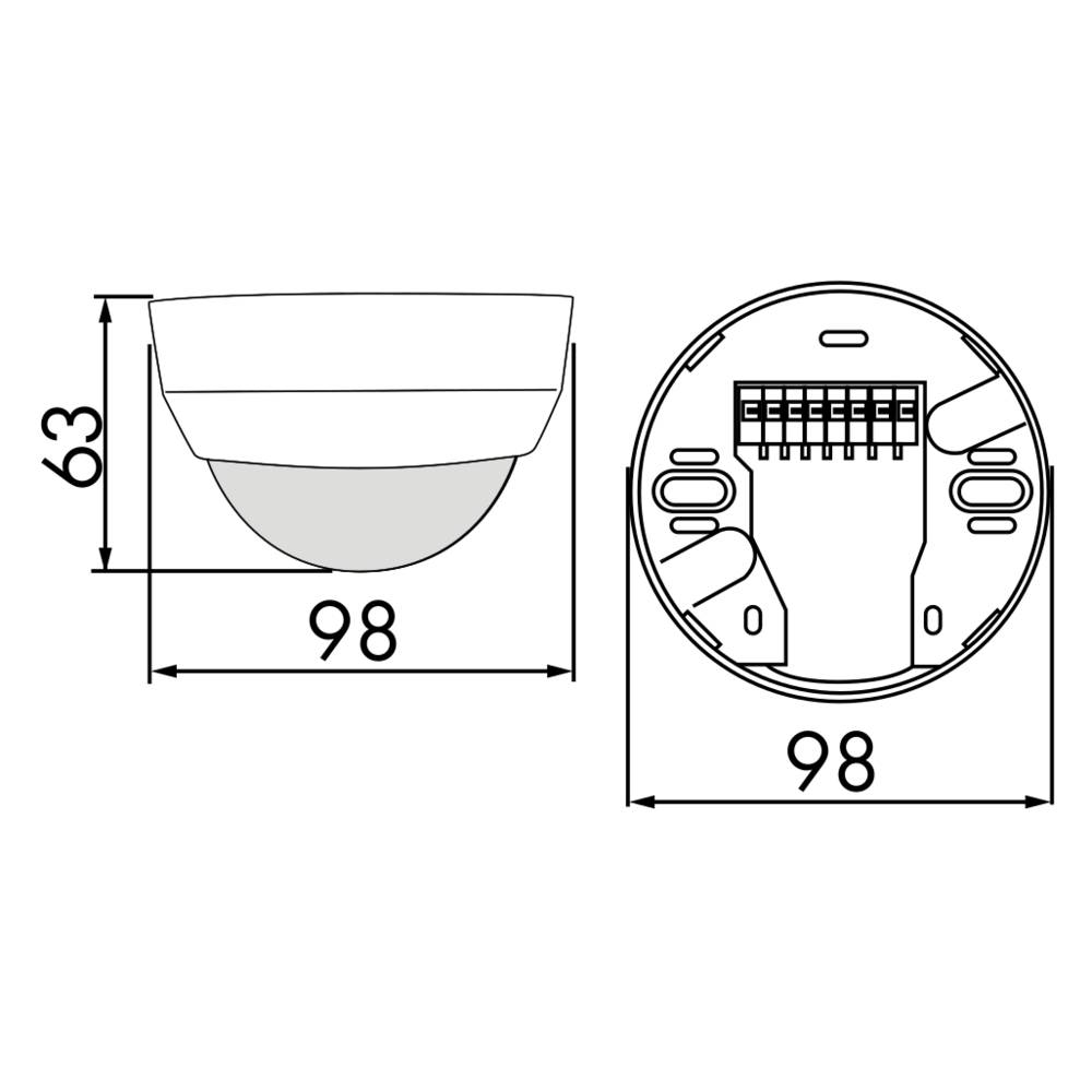 BEG Brück Electronic Präsenzmelder PD4-S-GH-AP