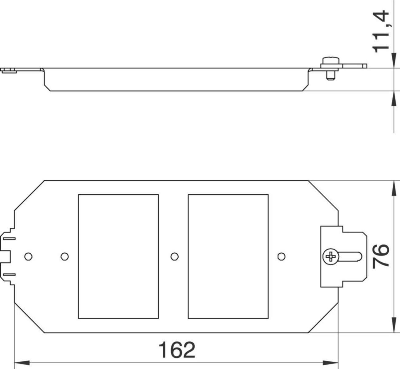 OBO Bettermann Grundträger MTU 2