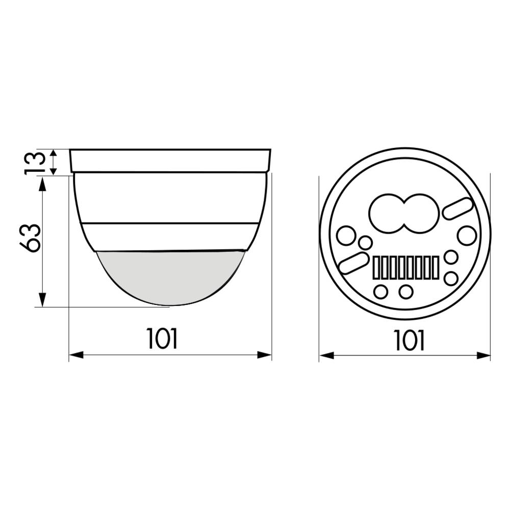 BEG Brück Electronic Präsenzmelder PD4-S-K-AP IP54