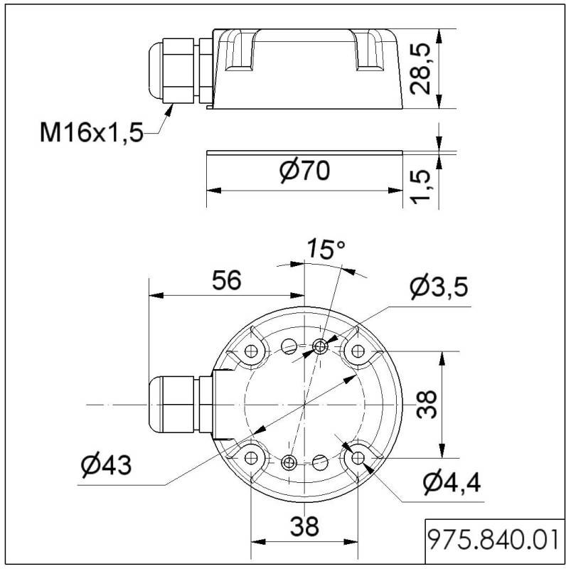 Werma Anschlussdose 97584001
