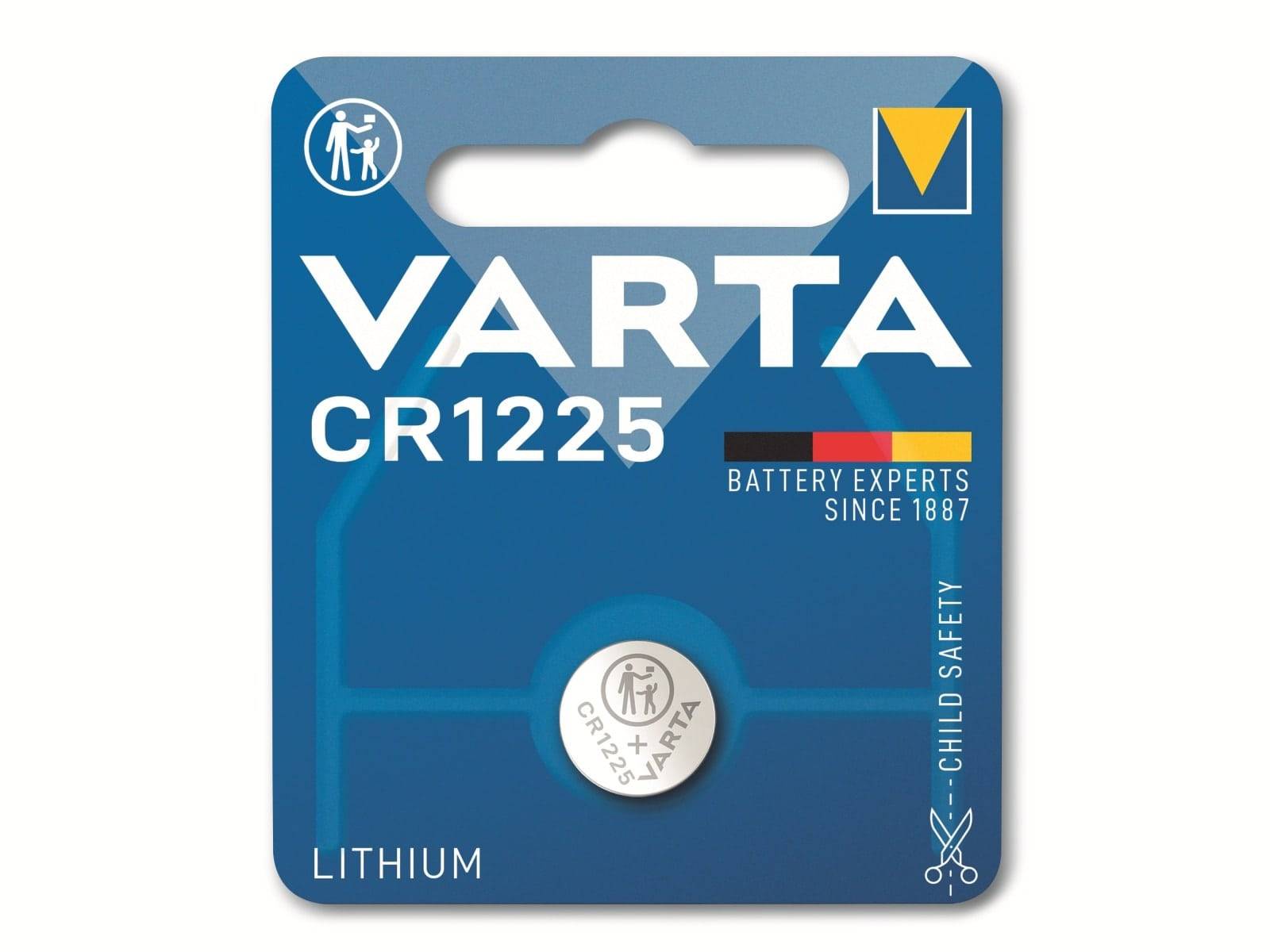 Varta Knopfzelle CR1225 3V 1 St. 48 mAh Lithium LITHIUM Coin CR1225 Bli 1