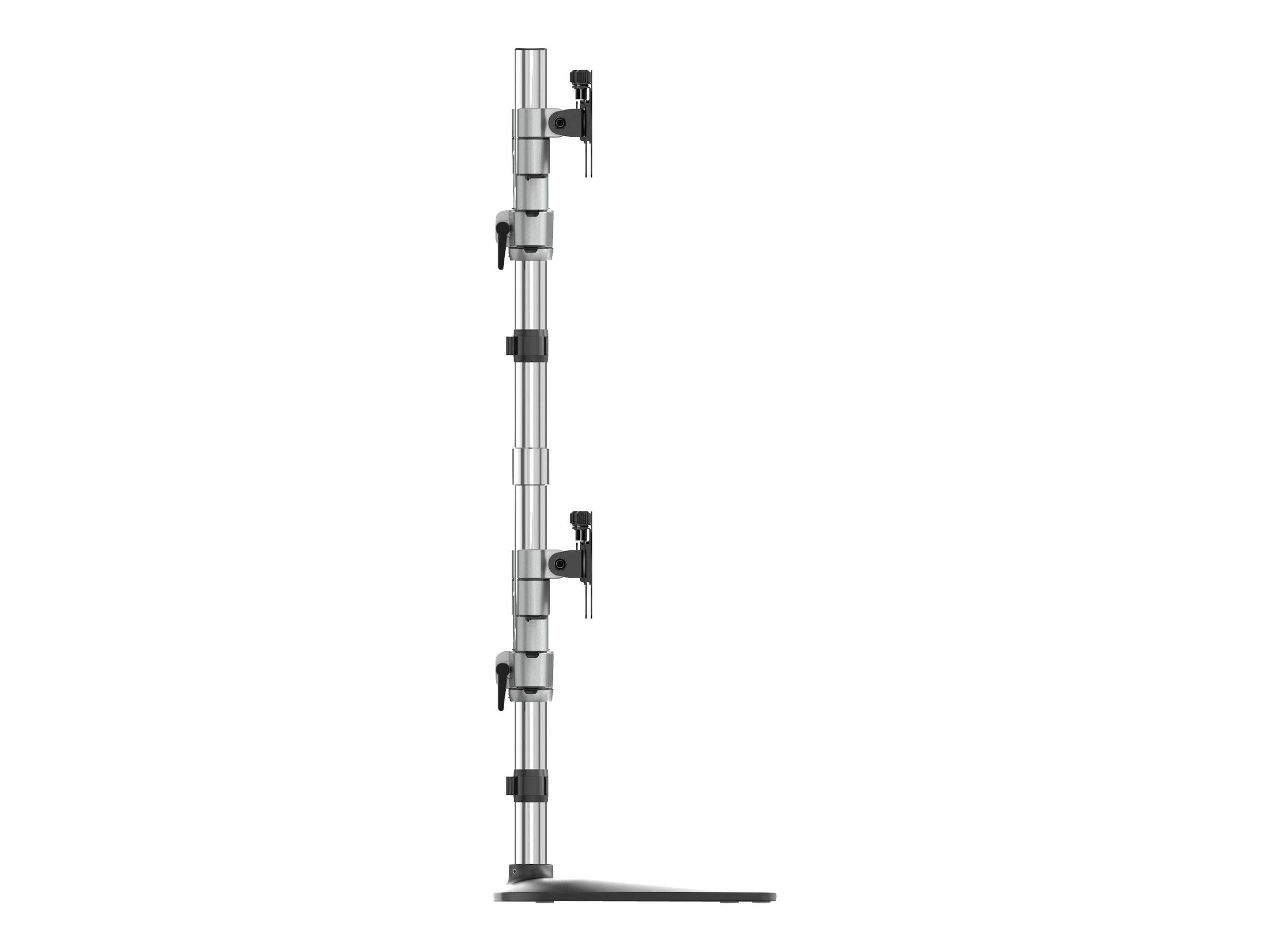 StarTech.com ARMQUADSS Monitorhalterung fur vier Bildschirme (fur bis zu 32"" VESA-Monitore, beweglich, Stahl & Aluminiu