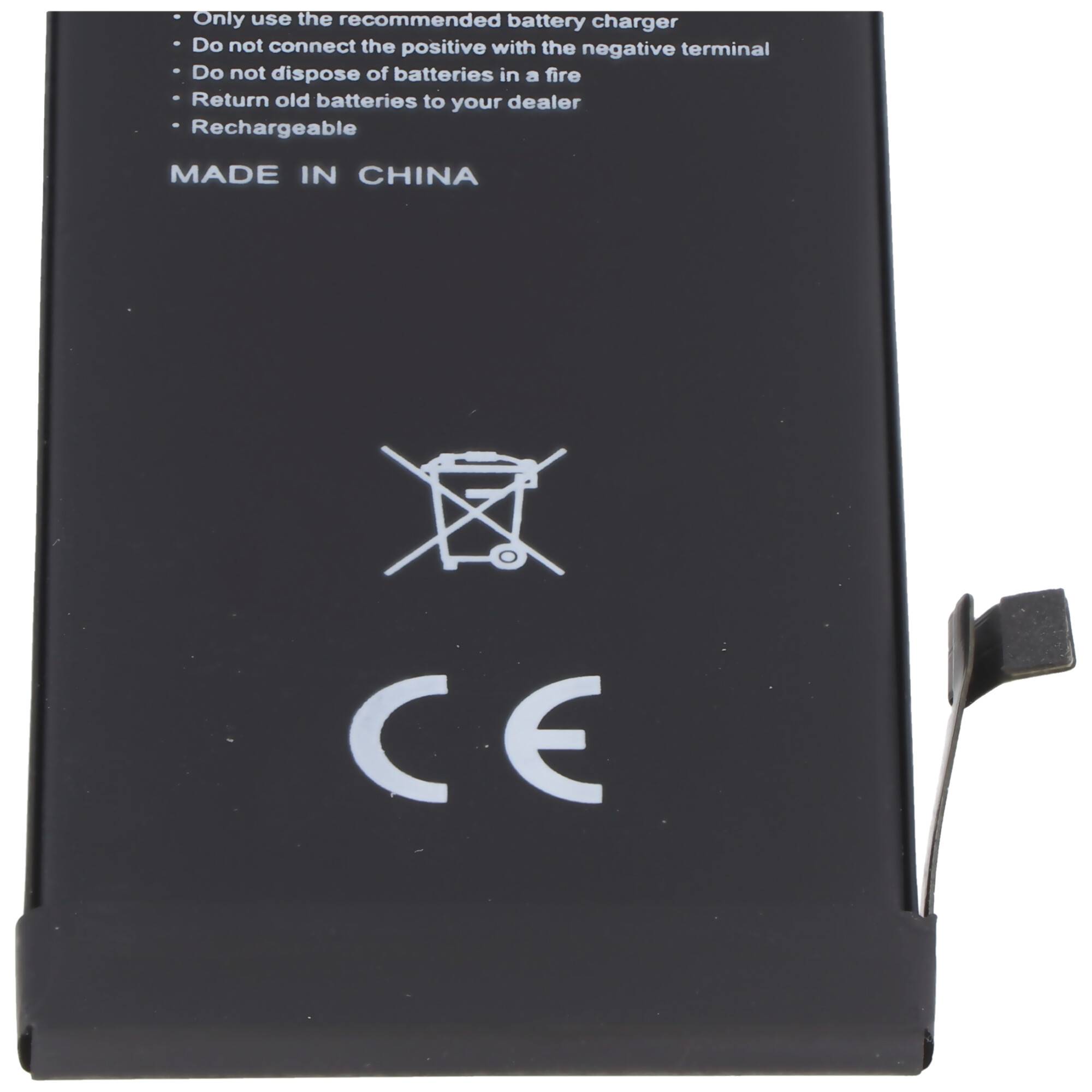 1821mAh Akku passend für Apple iPhone SE 2020, A2296 Li-Polymer 3,82V 6,9Wh built-in ohne Werkzeug 93,7 x 39,4 x 3,2mm