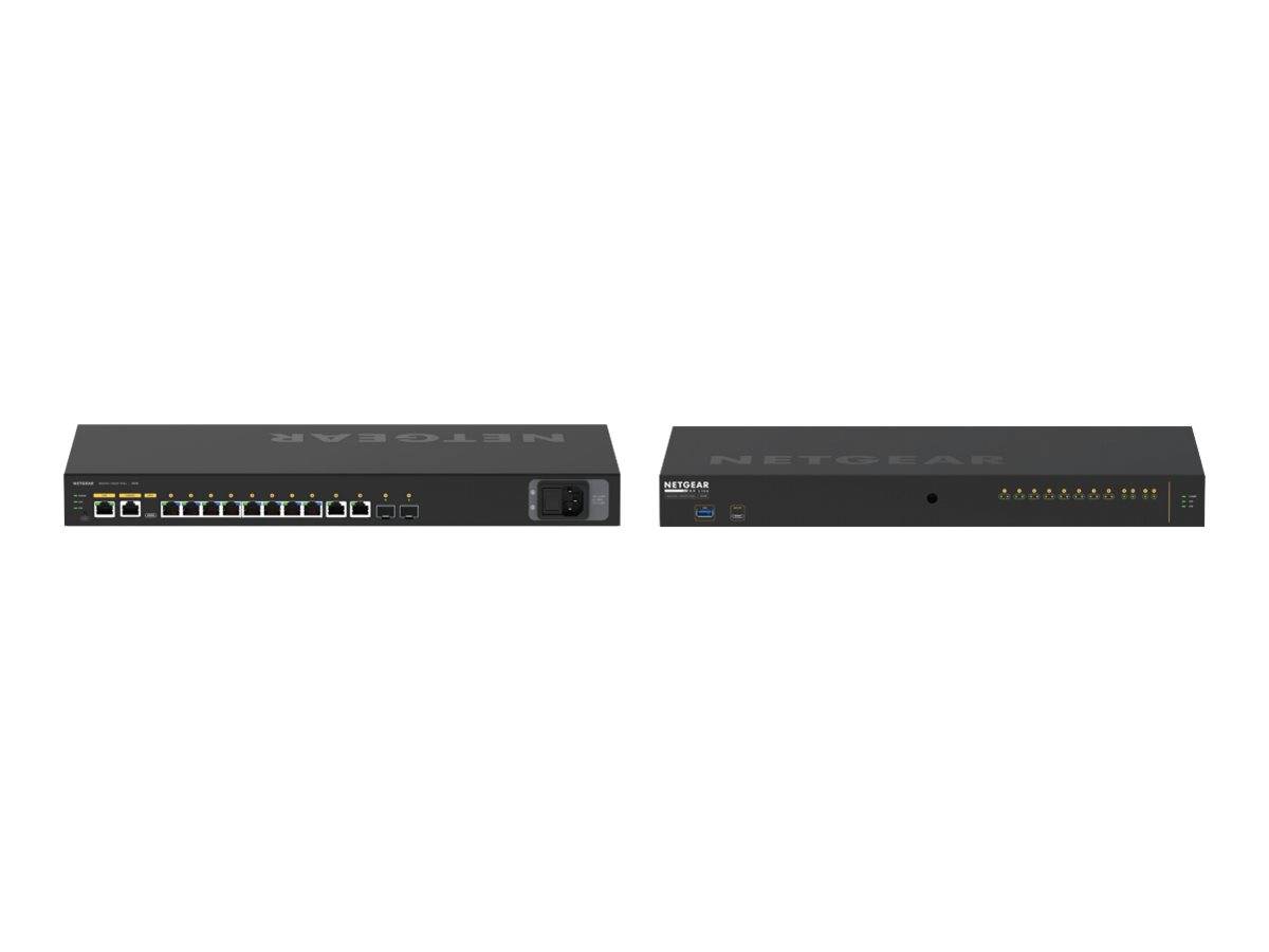 Netgear AV Line M4250-10G2F-PoE+ - Switch - L3 - managed - 10 x 10/100/1000 (8