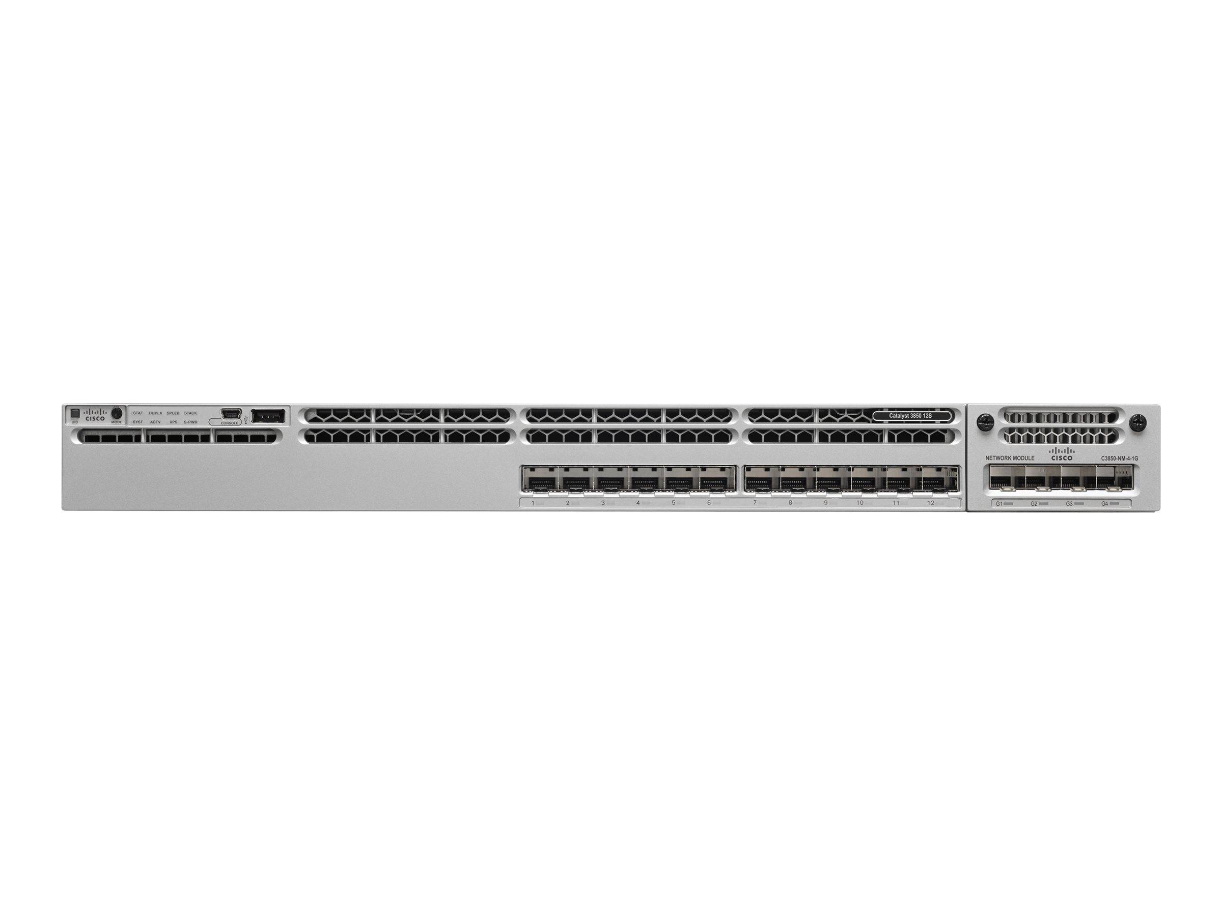 Cisco Catalyst 3850-12S-E - Switch - L3 - managed