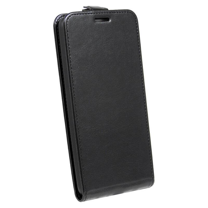 cofi1453® Flip Case kompatibel mit ZTE BLADE V 2020 Handy Tasche vertikal aufklappbar Schutzhülle Klapp Hülle Schwarz