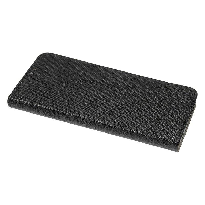 Elegante Buch-Tasche Hülle Smart Magnet für MOTOROLA MOTO G PRO Leder Optik Wallet Book-Style Cover Schale in Schwarz