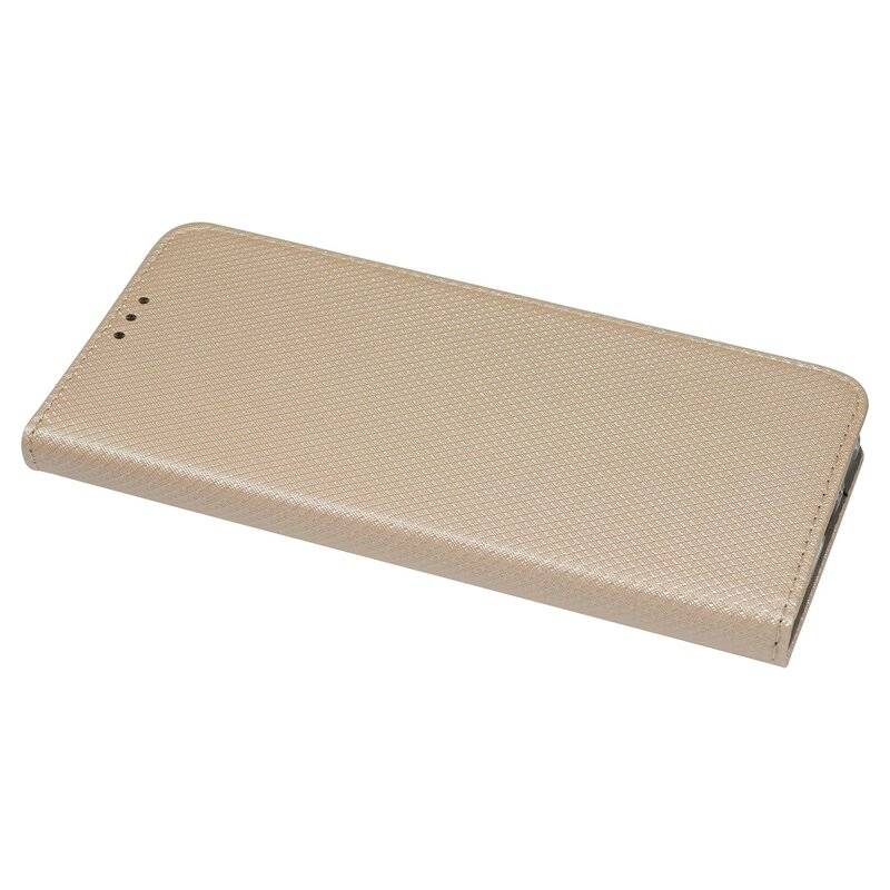 Elegante Buch-Tasche Hülle Smart Magnet für MOTOROLA MOTO G PRO Leder Optik Wallet Book-Style Cover Schale in Gold