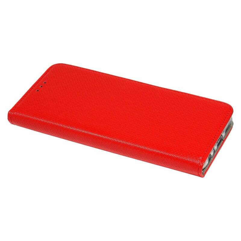 Elegante Buch-Tasche Hülle Smart Magnet für XIAOMI REDMI NOTE 8T Leder Optik Wallet Book-Style Cover Schale in Rot