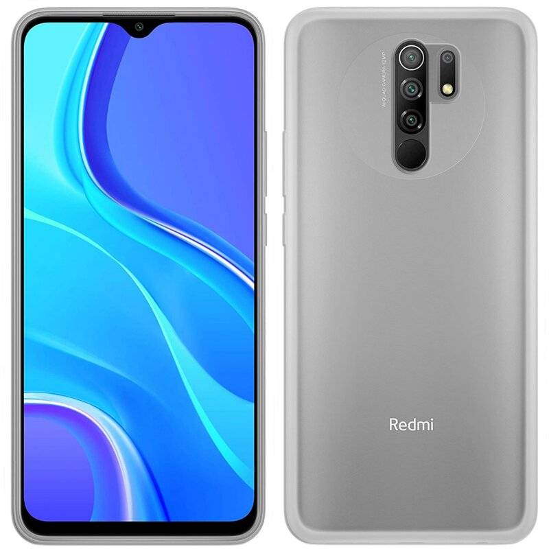 cofi1453® Silikon Hülle Basic kompatibel mit XIAOMI REDMI 9 Case TPU Soft Handy Cover Schutz Transparent