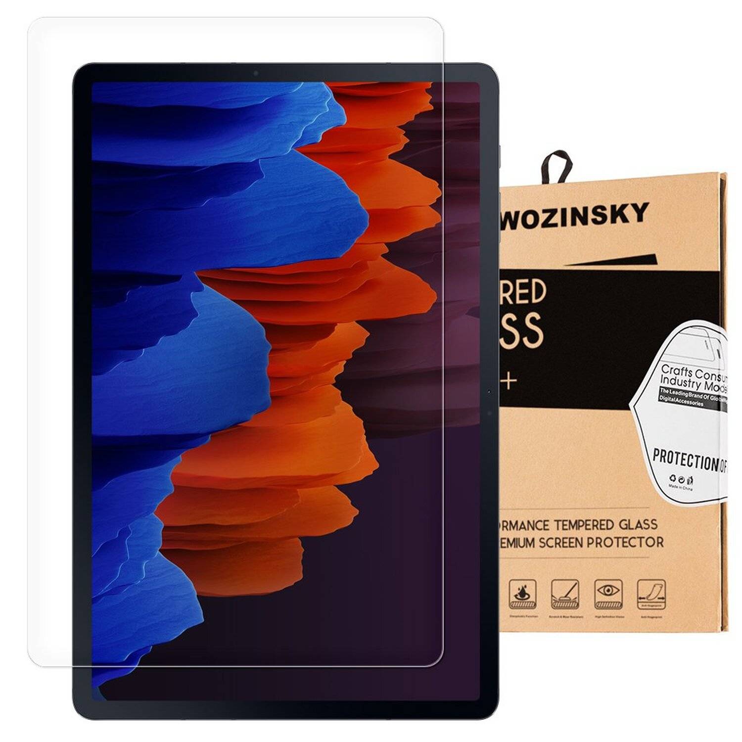 cofi1453 Schutz Glas Schutz Display Folie kompatibel mit SAMSUNG TAB S7 11" (T870) Tablet Tempered Glass 9H
