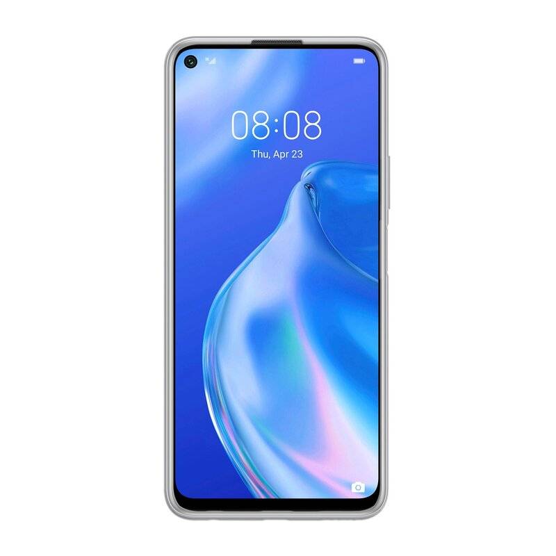 cofi1453® Silikon Hülle Basic kompatibel mit HUAWEI P40 LITE 5G Case TPU Soft Handy Cover Schutz Transparent