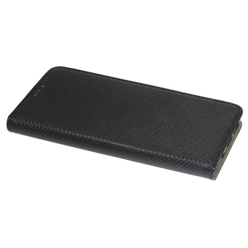 Buchtasche "Smart" für REALME 7 PRO Handyhülle Etui Brieftasche Schutzhülle mit Standfunktion, Kartenfach Schwarz