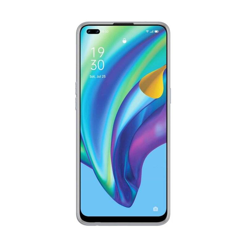 cofi1453® Silikon Hülle Basic kompatibel mit Oppo Reno 4 Lite Case TPU Soft Handy Cover Schutz Transparent