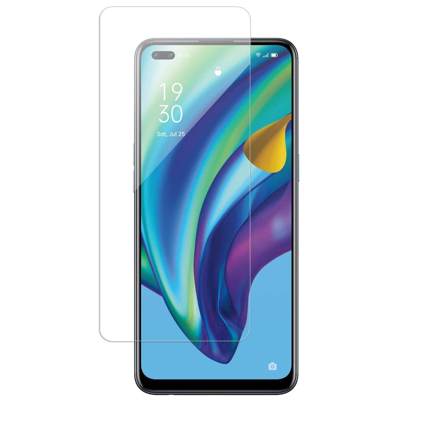 cofi1453® Schutzglas 9H kompatibel mit Oppo Reno 4 Lite Displayschutzfolie Schutzfolie Passgenau Glas