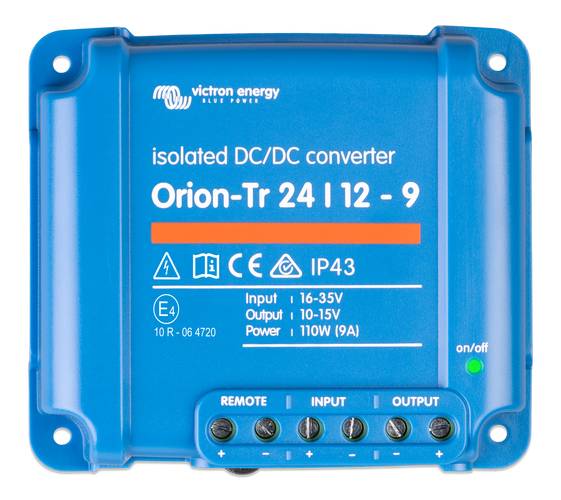 Orion-Tr 24/12-9A (110W) Isolated DC-DC converter