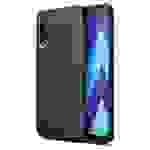 NALIA Leder Look Handy Hülle für Samsung Galaxy A70, Cover Case Schutz Bumper