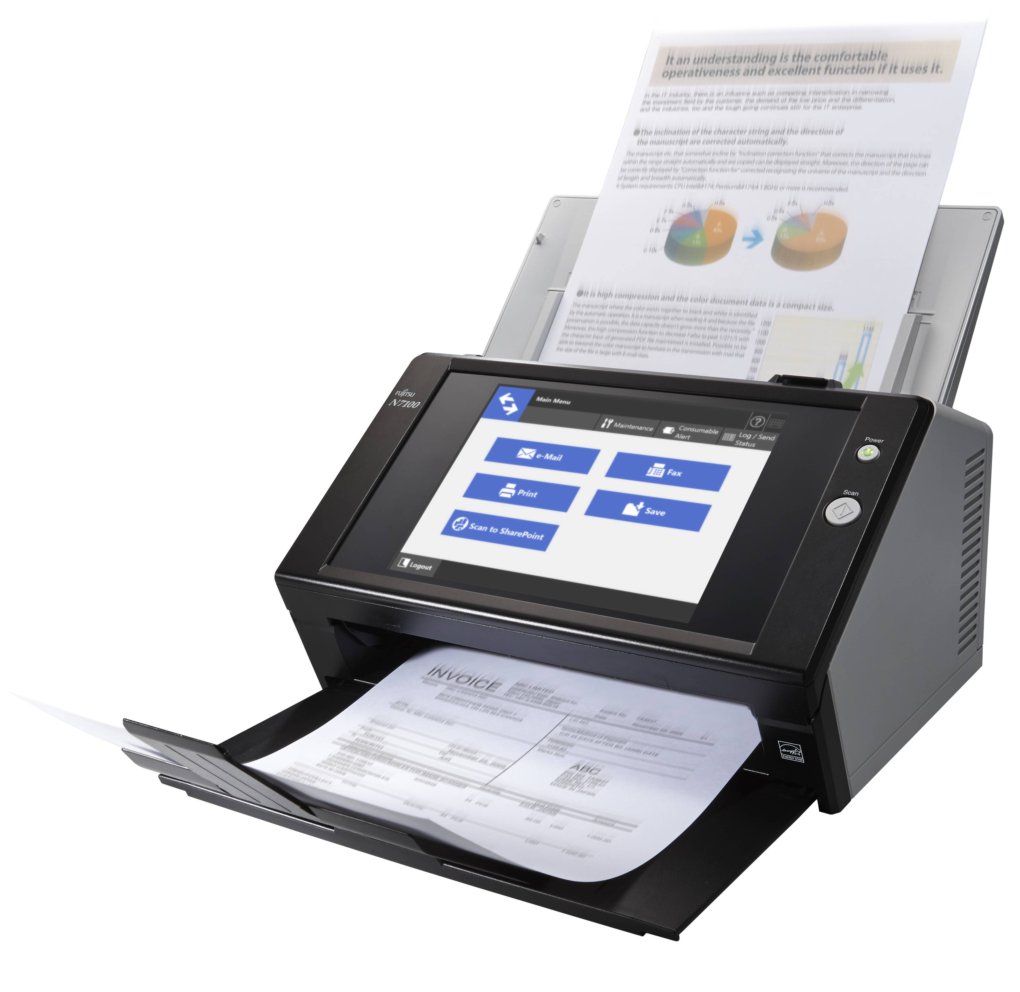 ScanSnap N7100e grau Scanner