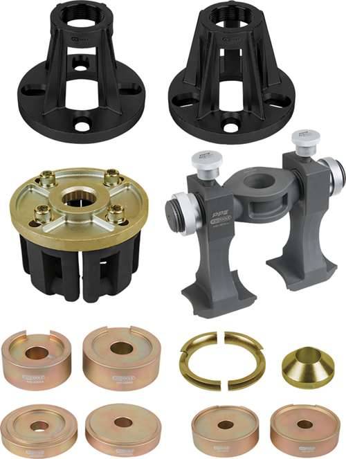 KS Tools 440.0640 Universal Werkzeug-Satz zur Kompakt-Radlagermontage, Demontage