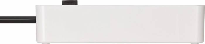 Steckdosenleiste Ecolor 3-fach Kabel-L.1,5m weiß/schwarz m.Kinderschutz