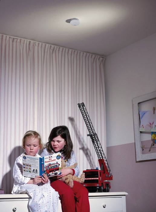 Rauchmelder RM L 3100 SET HxD 31x100mm Signalton 85dB weiß m.Batterie 2Stk.