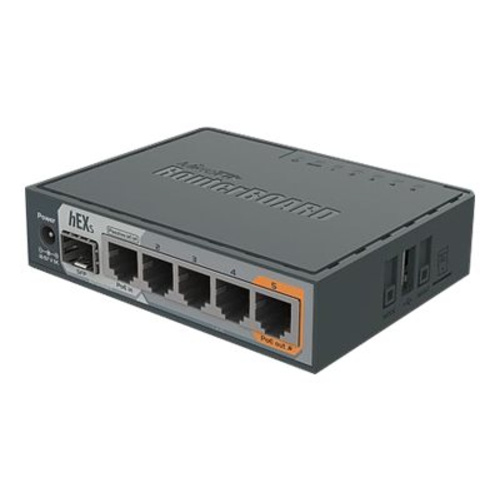MikroTik RouterBOARD hEX S - Router - 4-Port-Switch