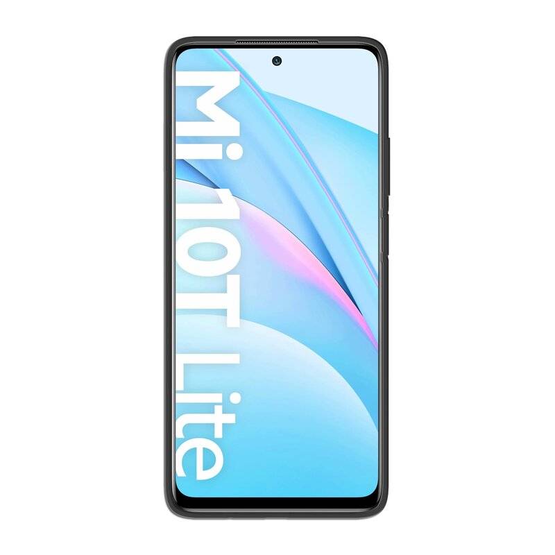 cofi1453® Silikon Hülle Basic kompatibel mit XIAOMI MI 10T LITE Case TPU Soft Handy Cover Schutz Schwarz
