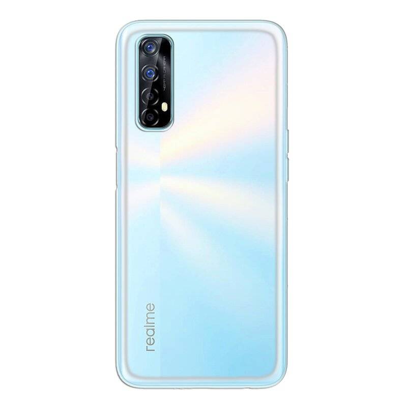 cofi1453® Silikon Hülle Basic kompatibel mit Realme 7 Case TPU Soft Handy Cover Schutz Transparent