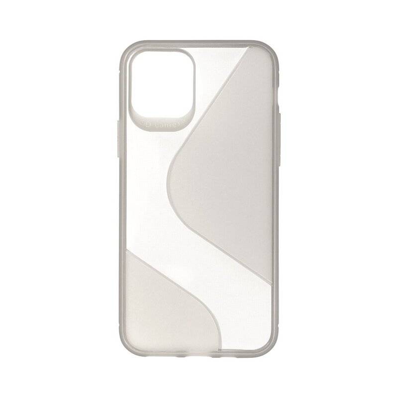 cofi1453® S-Line Hülle Bumper kompatibel mit iPhone 12 Silikonhülle Stoßfest Handyhülle TPU Case Cover in Schwarz