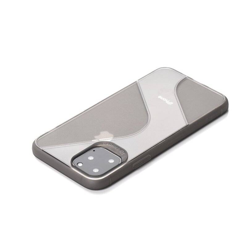 cofi1453® S-Line Hülle Bumper kompatibel mit iPhone 12 Pro Silikonhülle Stoßfest Handyhülle TPU Case Cover in Schwarz