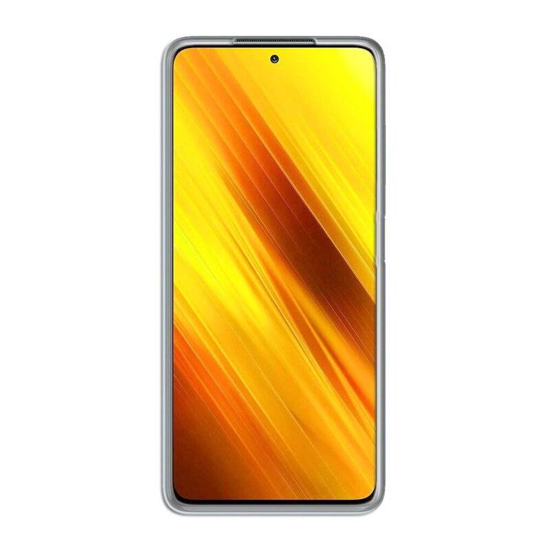 cofi1453® Silikon Hülle Basic kompatibel mit Xiaomi Poco X3 NFC Case TPU Soft Handy Cover Schutz Transparent