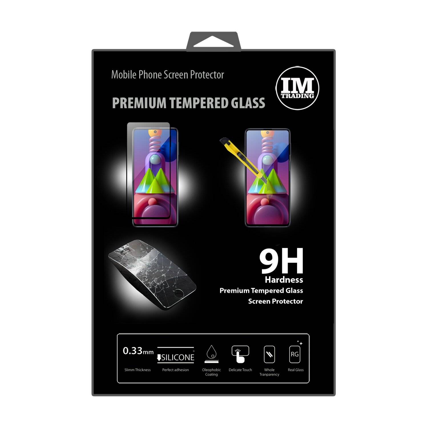 cofi1453® 5D Schutz Glas kompatibel mit SAMSUNG GALAXY M51 (M515F) Curved Schutz Folie Vollständig Klebend und Abdeckung