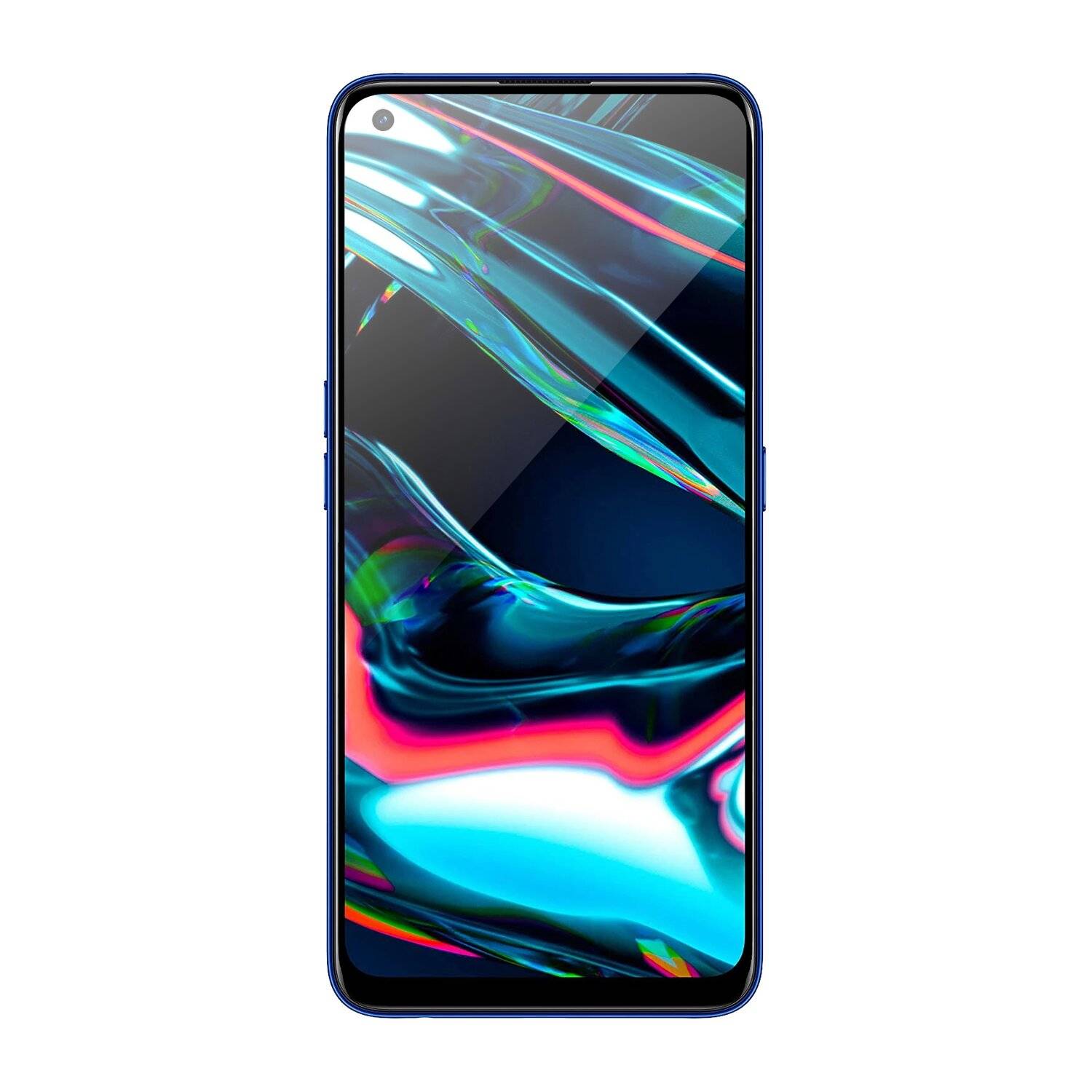 cofi1453® 5D Schutz Glas kompatibel mit Realme 7 Pro Curved Schutz Folie Vollständig Klebend und Abdeckung
