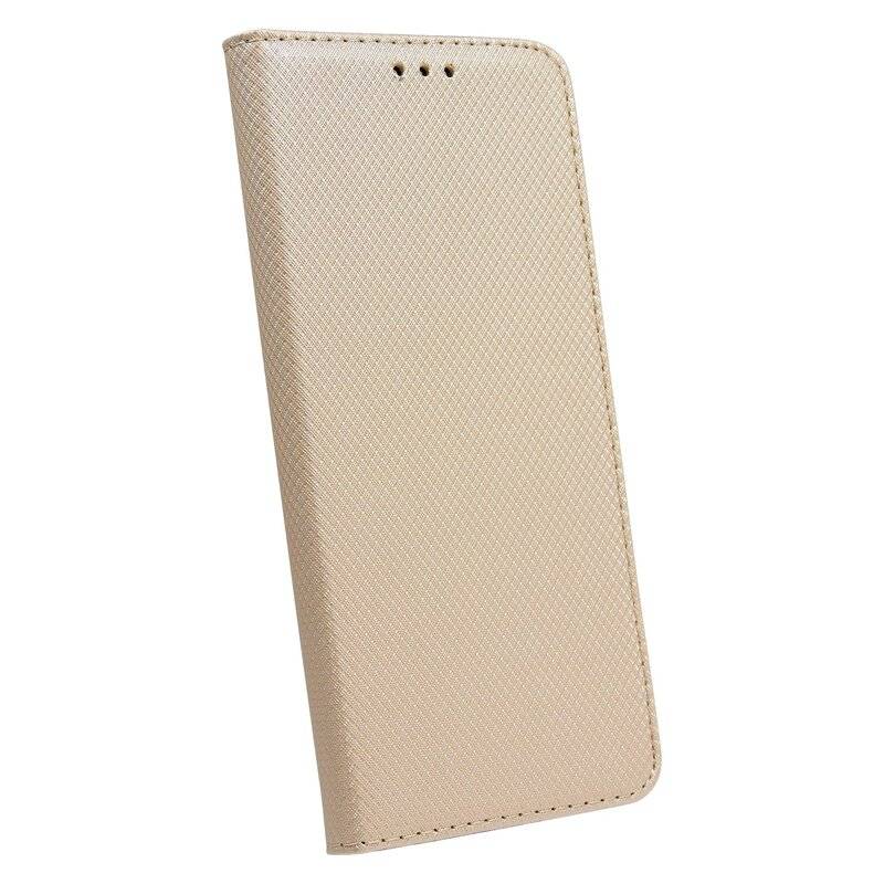 Buch Tasche "Smart" für XIAOMI POCO X3 NFC Handy Hülle Etui Brieftasche Schutzhülle mit Standfunktion, Kartenfach Gold