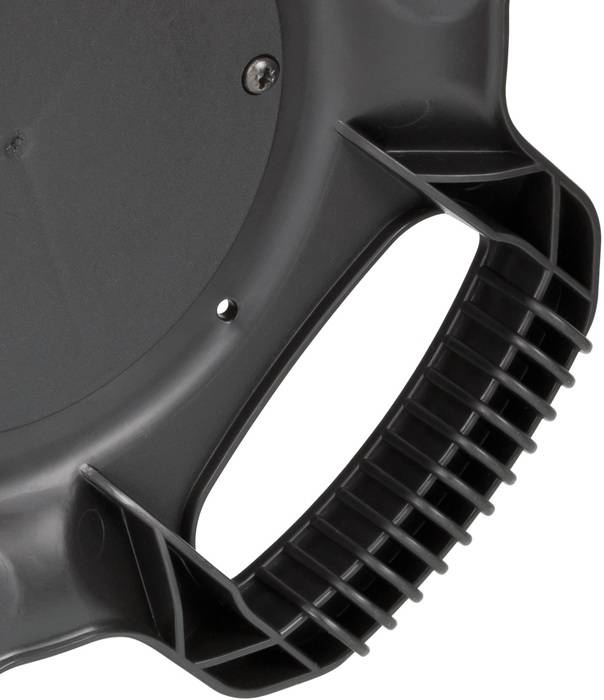 Kabelhaspel X-Gum leer LxBxH 13x25x25cm G.0,38kg Gummi schwarz Öl-/UV-beständig