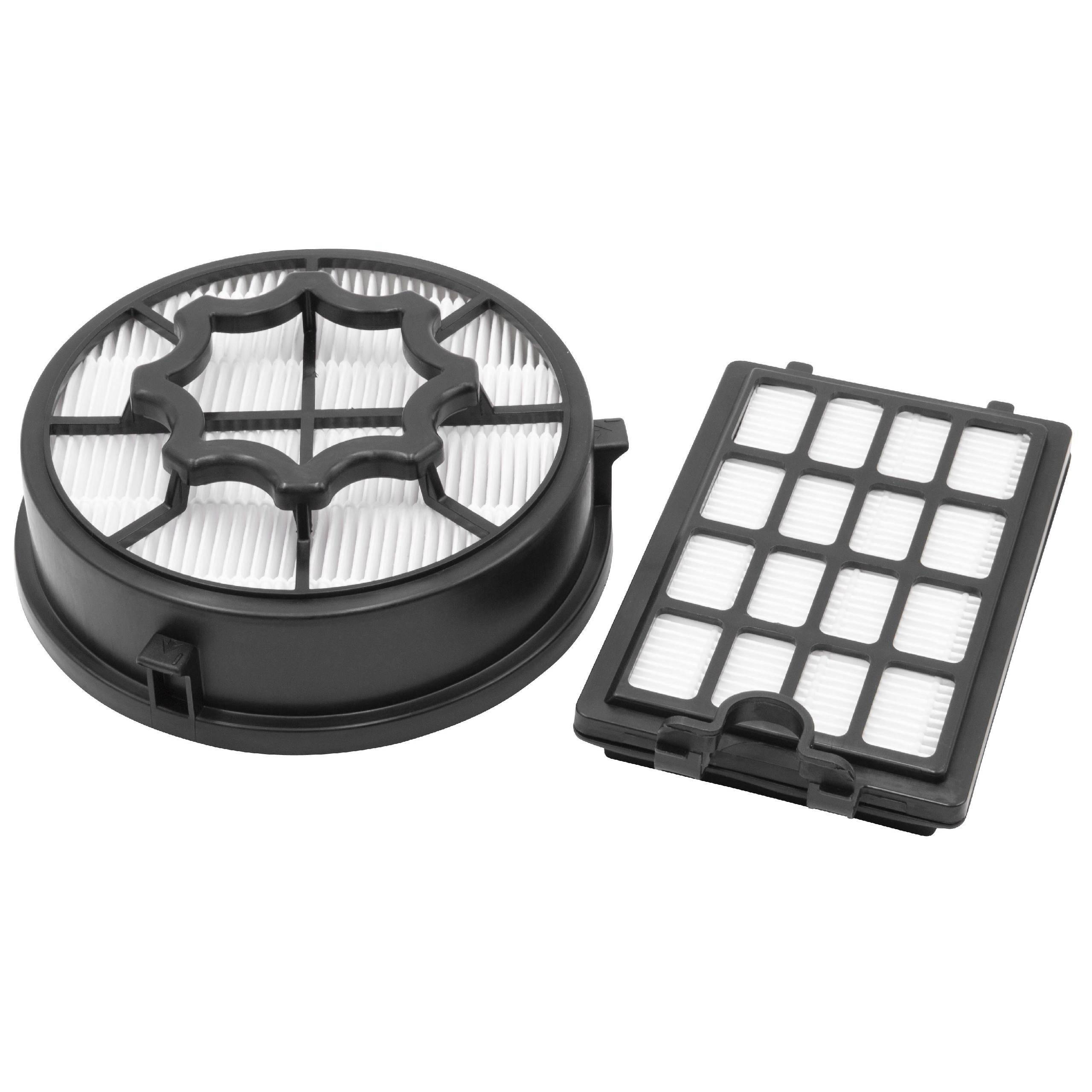 Staubsaugerfilter Set für Staubsauger wie AEG 9001680249, AEF 112, EF112B , Abluft-Filter, 1x Hepa-Filter, 1 x Vormotor-