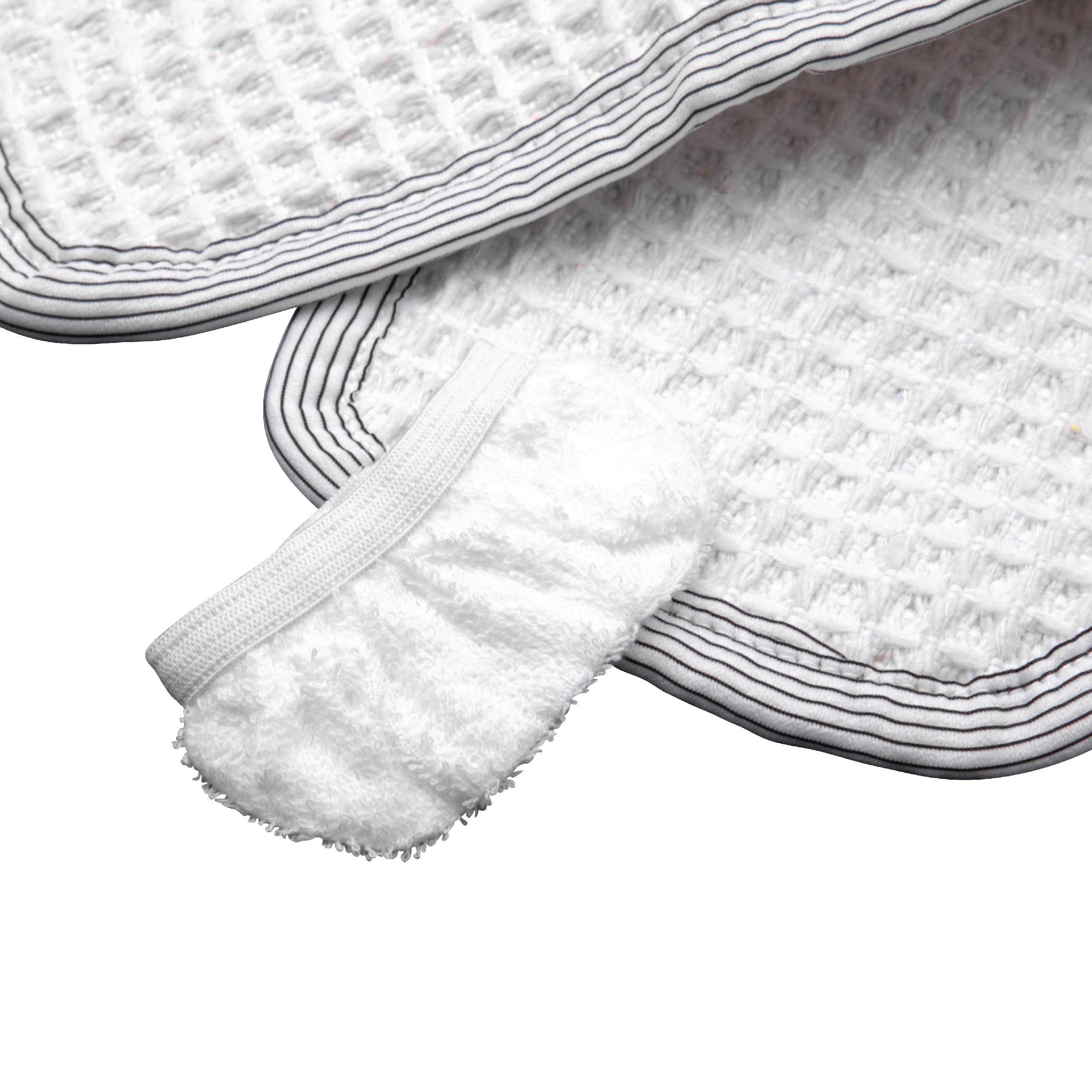 Wischtuch Set (2-tlg.) 1x Baumwollüberzug, 1x Bodentuch Ersatz für Dirt Devil 0380005 Dampfreiniger, Dampfmop