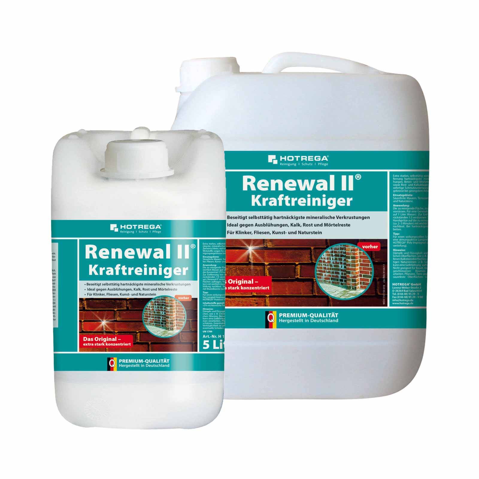 HOTREGA Kraftreiniger Konzentrat Renewal II Gebinde - Inhalt:5 Liter