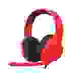 SADES Spirits SA-721 Gaming Headset, rot, 3,5 mm Klinke, kabelgebunden, Stereo, Over Ear, PC, PS4, Xbox, Nintendo Switch