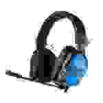 SADES Dpower SA-722 Gaming Headset, schwarz/blau, 3,5 mm Klinke, kabelgebunden, Stereo, Over Ear, PC, PS4 u. 5, Xbox, Ni