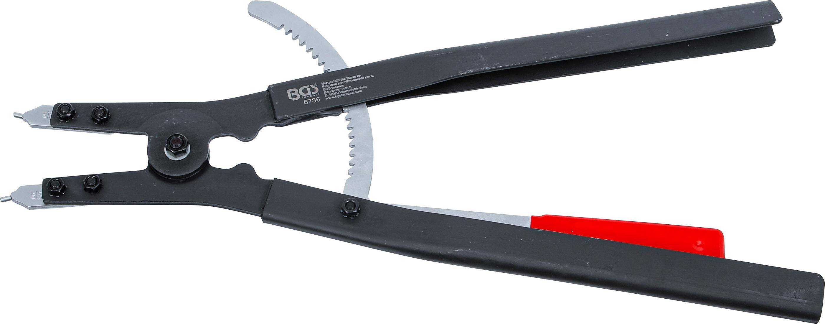 BGS Sprengringzange | gerade | für Außensprengringe | 500 mm