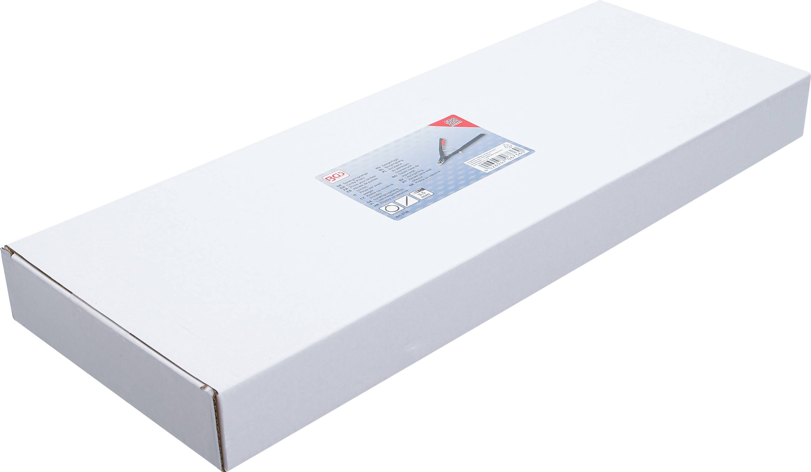 BGS Sprengringzange | gerade | für Außensprengringe | 500 mm