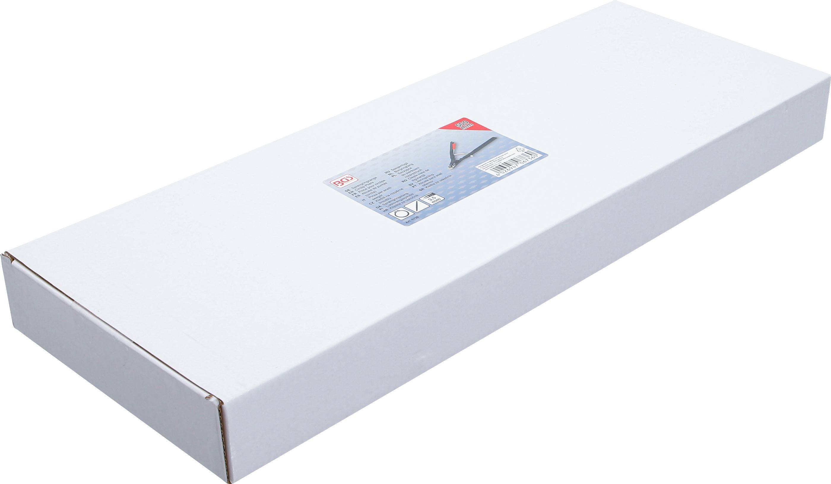 BGS Sprengringzange | gerade | für Außensprengringe | 500 mm