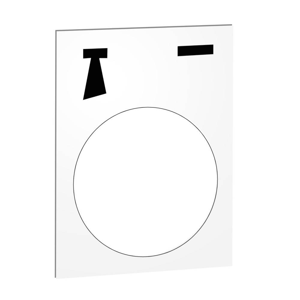 Schneider Electric Symbolschild ZB2BY4935