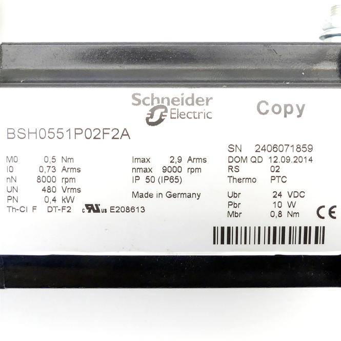 Schneider Electric Servomotor Lexium BSH (BSH0551P02F2A)