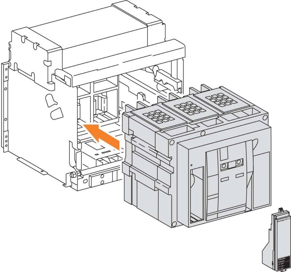 Schneider Electric Grundrahmen, Masterpact 48665