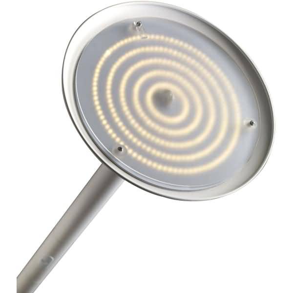 Deckenfluter Pryska LED dimmbar holz/weiß